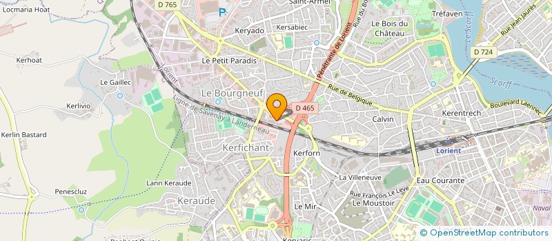 localisation de l'entreprise MIE PLENENO à LORIENT