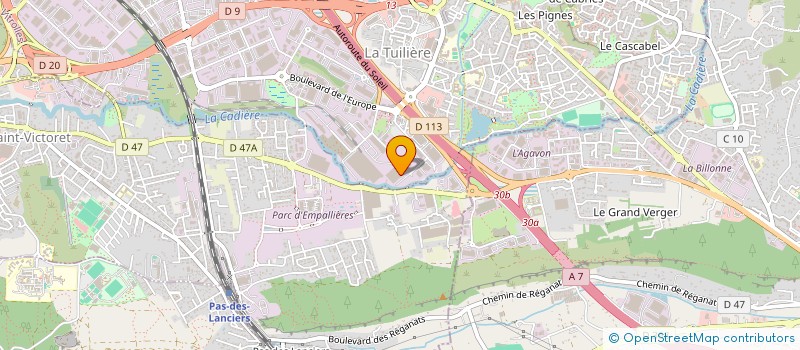 localisation de l'entreprise MIE TRANSPORTS SUD à VITROLLES