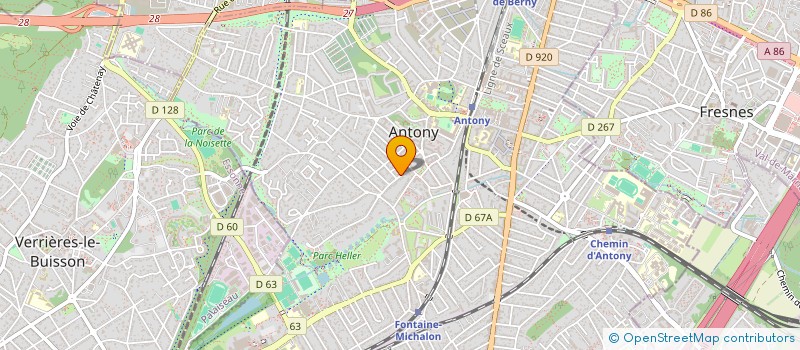 localisation de l'entreprise MIEGEVILLE ET BIQUE à ANTONY