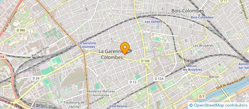 localisation de l'entreprise MIEJO à LA GARENNE-COLOMBES