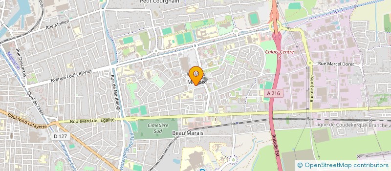 localisation de l'entreprise MIEL  CALAIS