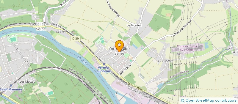 localisation de l'entreprise MIEL ET SAVONS  CHEVRY-EN-SEREINE