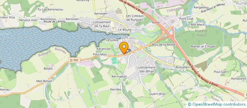 localisation de l'entreprise MIEL ET TRADITIONS  ROSNOEN