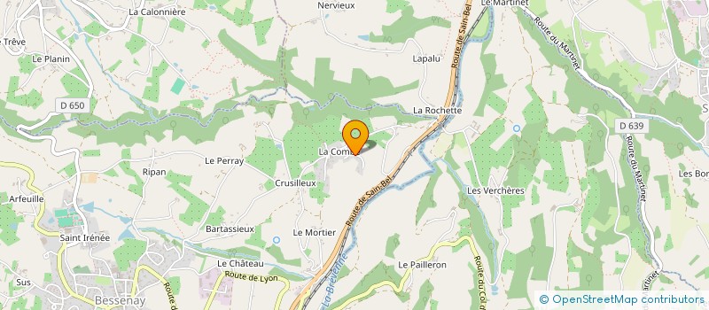 localisation de l'entreprise MIEL FRAMBOISE  BESSENAY