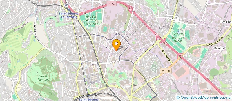 localisation de l'entreprise MIEL JY IMMOBILIER  SAINT-ETIENNE