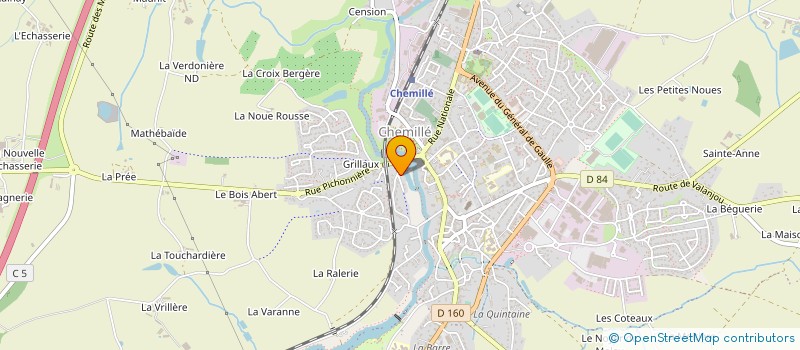 localisation de l'entreprise MIEL & SAFRAN EARL à CHEMILLE-EN-ANJOU