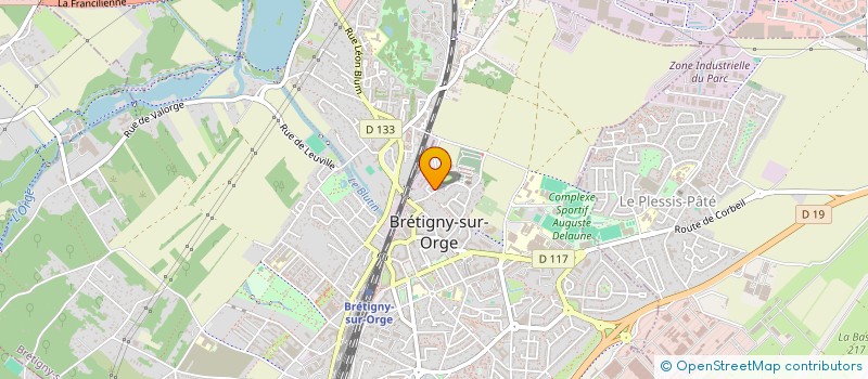localisation de l'entreprise MIELIMMO à BRETIGNY-SUR-ORGE