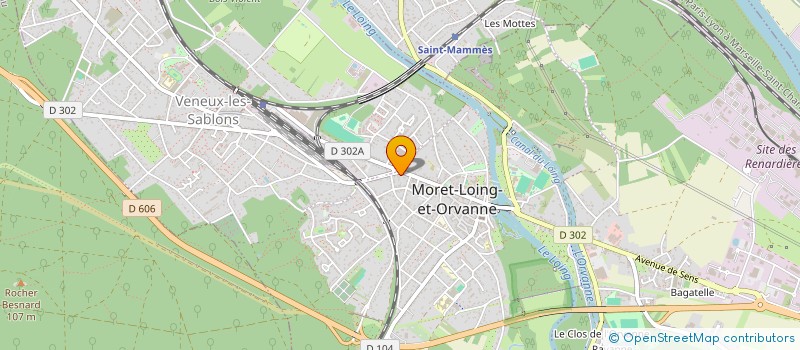 localisation de l'entreprise MIELINE à MORET-LOING-ET-ORVANNE
