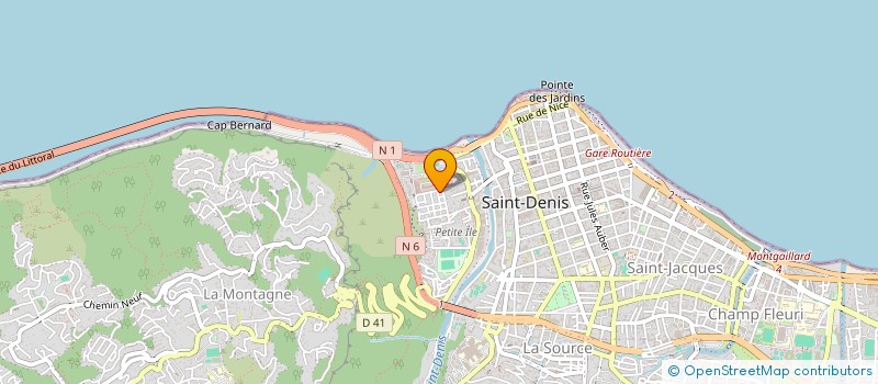localisation de l'entreprise MIELINE à SAINT-DENIS