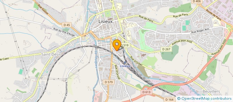 localisation de l'entreprise MIELIS à LISIEUX