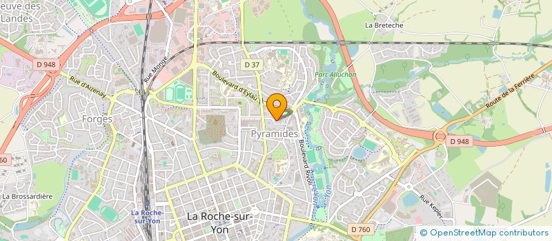 localisation de l'entreprise MIELISSIME & CO SAS à LA ROCHE-SUR-YON