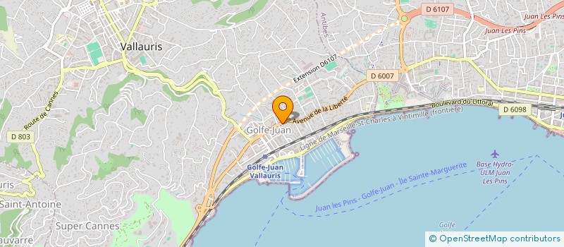 localisation de l'entreprise MIELITI RENOVATION à VALLAURIS