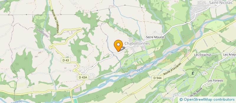 localisation de l'entreprise MIELLERIE CHALLET  SAINT-JEAN-SAINT-NICOLAS