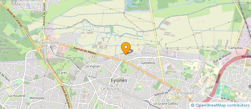 localisation de l'entreprise MIELLERIE COLLECTIVE DE BORDEAUX METROPOLE à EYSINES