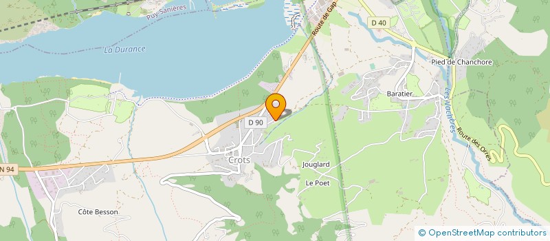localisation de l'entreprise MIELLERIE DE BARATIER à BARATIER