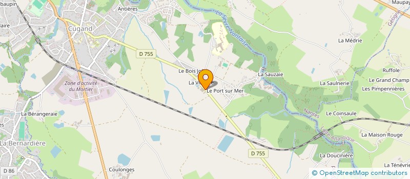 localisation de l'entreprise MIELLERIE DE LA VIOLETTE  CUGAND