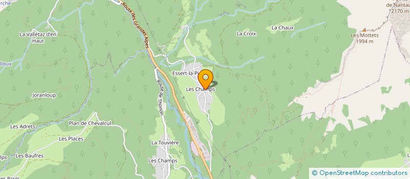 localisation de l'entreprise MIELLERIE DU MARAVANT  SAINT-JEAN-D'AULPS