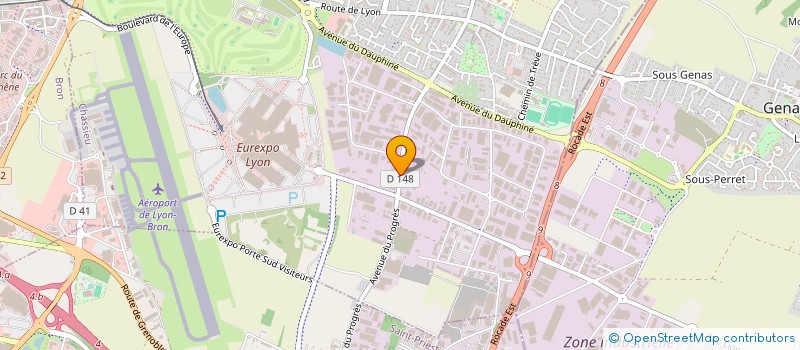 localisation de l'entreprise MIELLY TRANSPORTS ET MANUTENTION à CHASSIEU