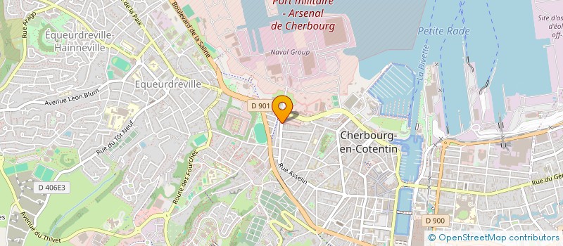 localisation de l'entreprise MIENOE LEFEVRE à CHERBOURG-EN-COTENTIN
