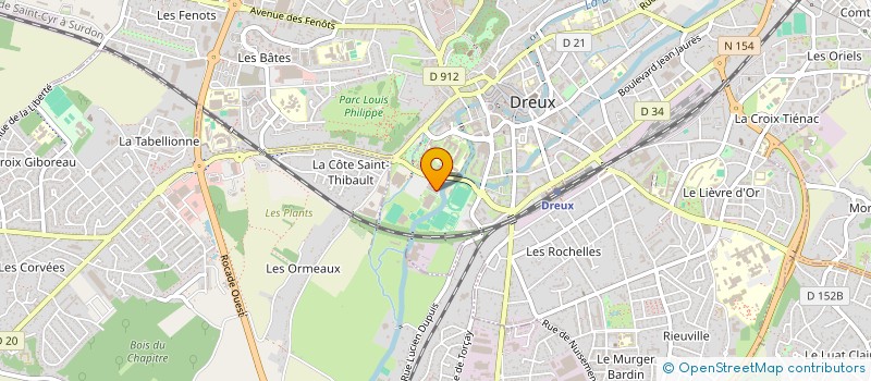 localisation de l'entreprise MIES EN SAINE à DREUX