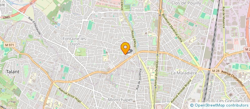 localisation de l'entreprise MIETNO  FONTAINE-LES-DIJON