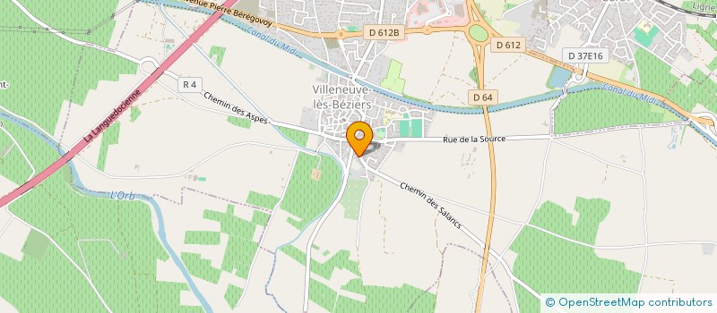 localisation de l'entreprise MIETTES DE VIE  VILLENEUVE-LES-BEZIERS