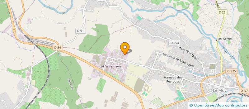 localisation de l'entreprise MIEUX BATIR 83 à CUERS
