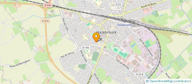 localisation de l'entreprise MIEUX ETRE  HAZEBROUCK
