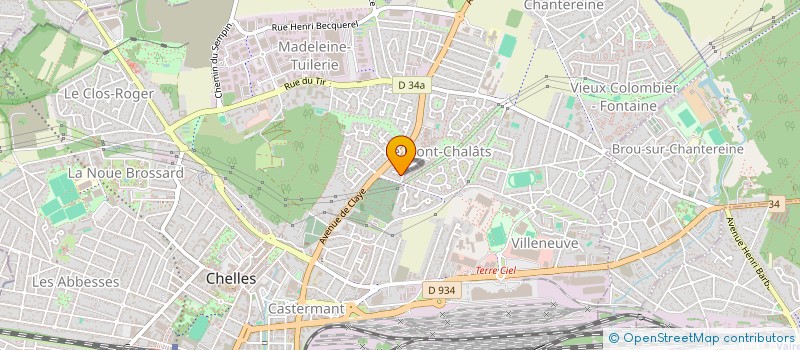 localisation de l'entreprise MIEUX-ETRE ET PARTAGE  CHELLES