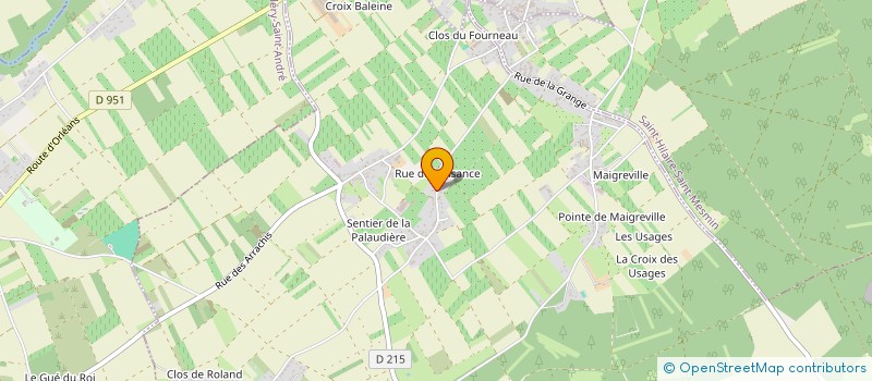 localisation de l'entreprise MIEUX ETRE RETROUVE CONFORT INTERIEUR à MEZIERES-LEZ-CLERY