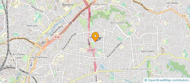 localisation de l'entreprise MIEUX VAINCRE LE HANDICAP AU QUOTIDIEN à MARSEILLE