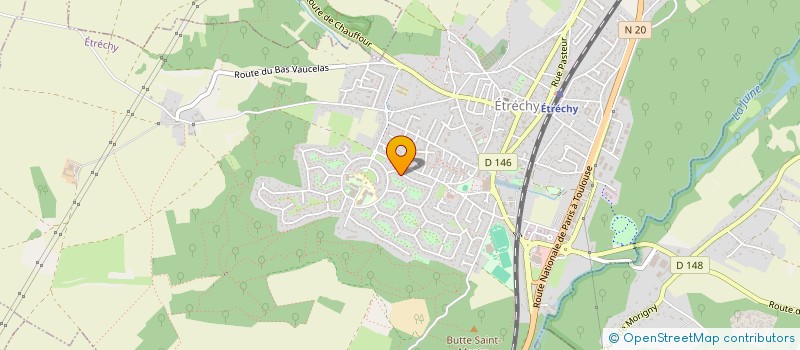 localisation de l'entreprise MIEUX VIVRE à ETRECHY