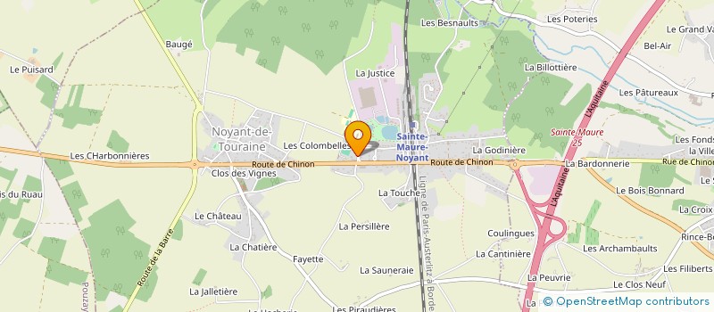 localisation de l'entreprise MIEUX VIVRE  NOYANT-DE-TOURAINE