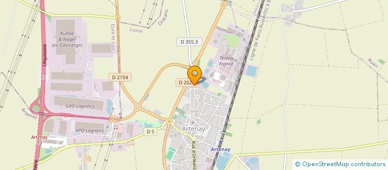 localisation de l'entreprise MIEUX VIVRE A ARTENAY à ARTENAY