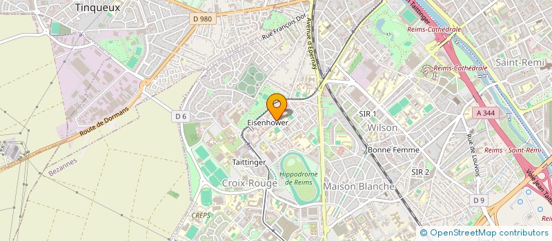 localisation de l'entreprise MIEUX VIVRE A CROIX ROUGE  REIMS