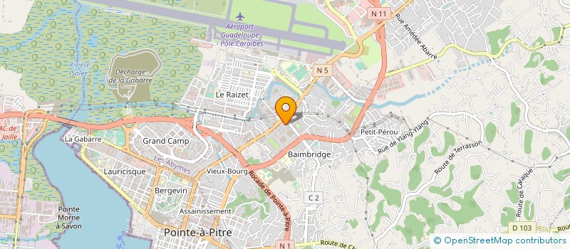 localisation de l'entreprise MIEUX VIVRE A DOMICILE ACCOMPAGNE à LES ABYMES