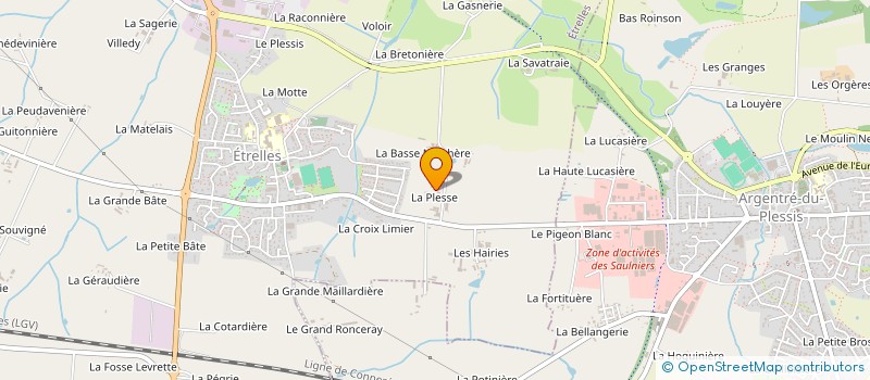 localisation de l'entreprise MIEUX VIVRE A ETRELLES  ETRELLES