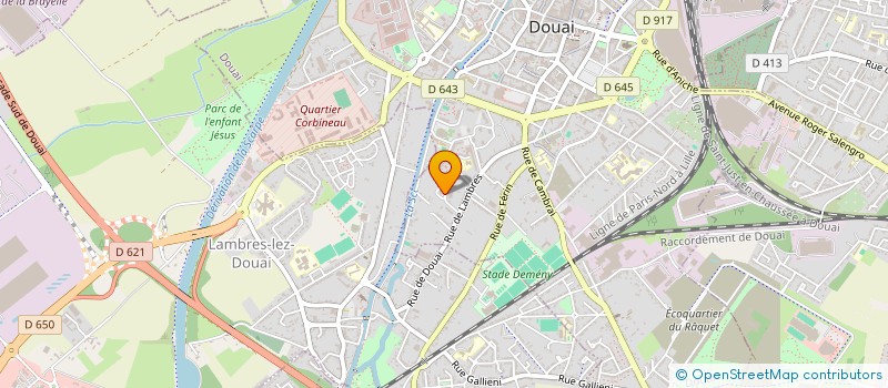 localisation de l'entreprise MIEUX VIVRE A GAYANT à DOUAI
