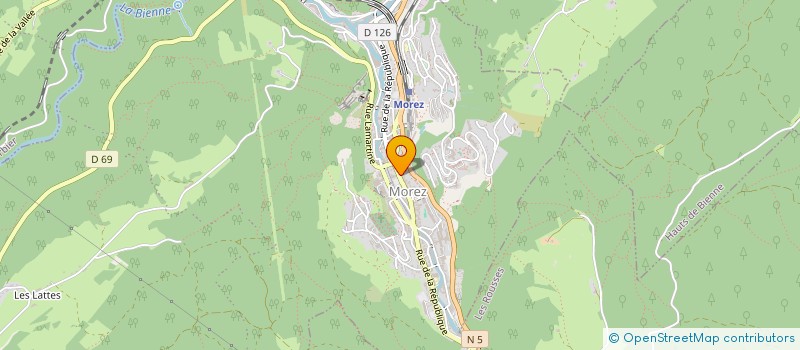 localisation de l'entreprise MIEUX VIVRE A MOREZ  HAUTS DE BIENNE