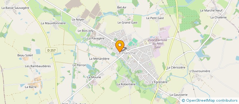 localisation de l'entreprise MIEUX VIVRE A TRAVERS LES AGES ET LES SAISONS  LA PLANCHE