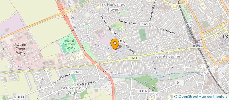 localisation de l'entreprise MIEUX VIVRE ENSEMBLE  SAINTE-SAVINE