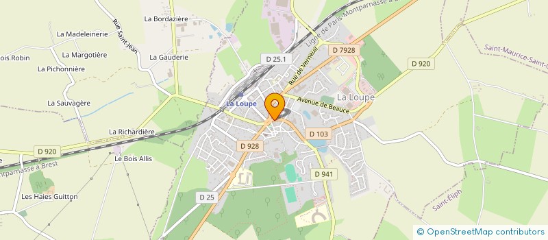 localisation de l'entreprise MIEUX VIVRE ENSEMBLE AUX CORVEES LES YYS à LES CORVEES-LES-YYS