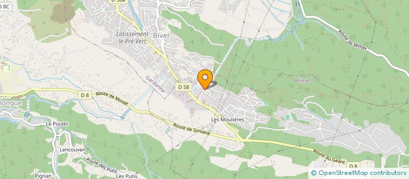 localisation de l'entreprise MIEUX VIVRE MON QUARTIER  MIMET