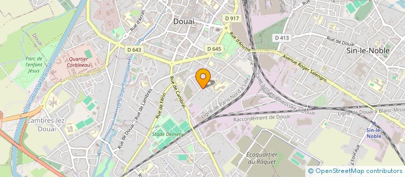 localisation de l'entreprise MIEUX VIVRE PERSONNES AGEES  DOUAI