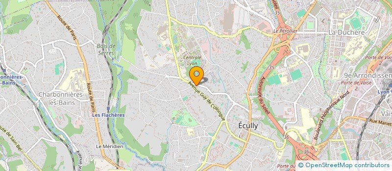 localisation de l'entreprise MIEVE  ECULLY