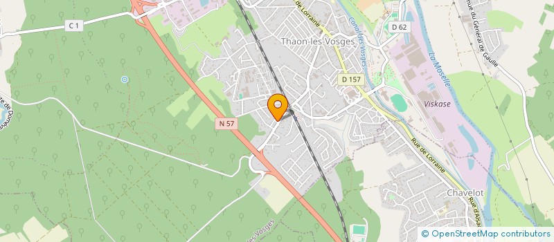 localisation de l'entreprise MIF 1  THAON-LES-VOSGES