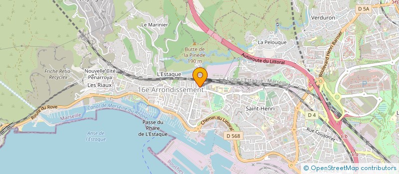 localisation de l'entreprise MIF 68 à MARSEILLE 16