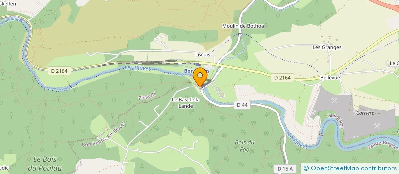 localisation de l'entreprise MIFA  BON REPOS SUR BLAVET