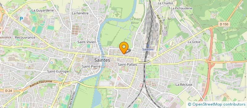 localisation de l'entreprise MIFA  SAINTES