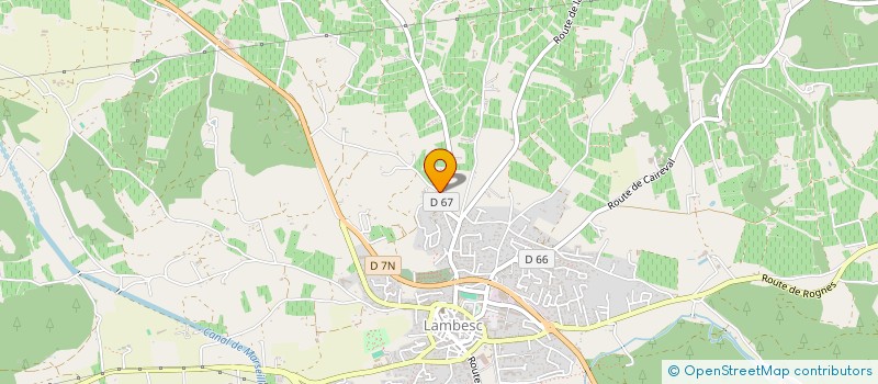 localisation de l'entreprise MIFA JACO  LAMBESC